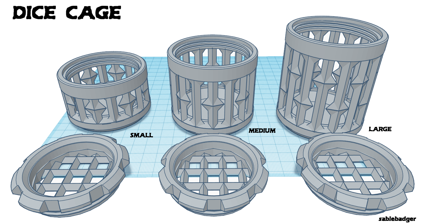 Gaming - Dice Cages
