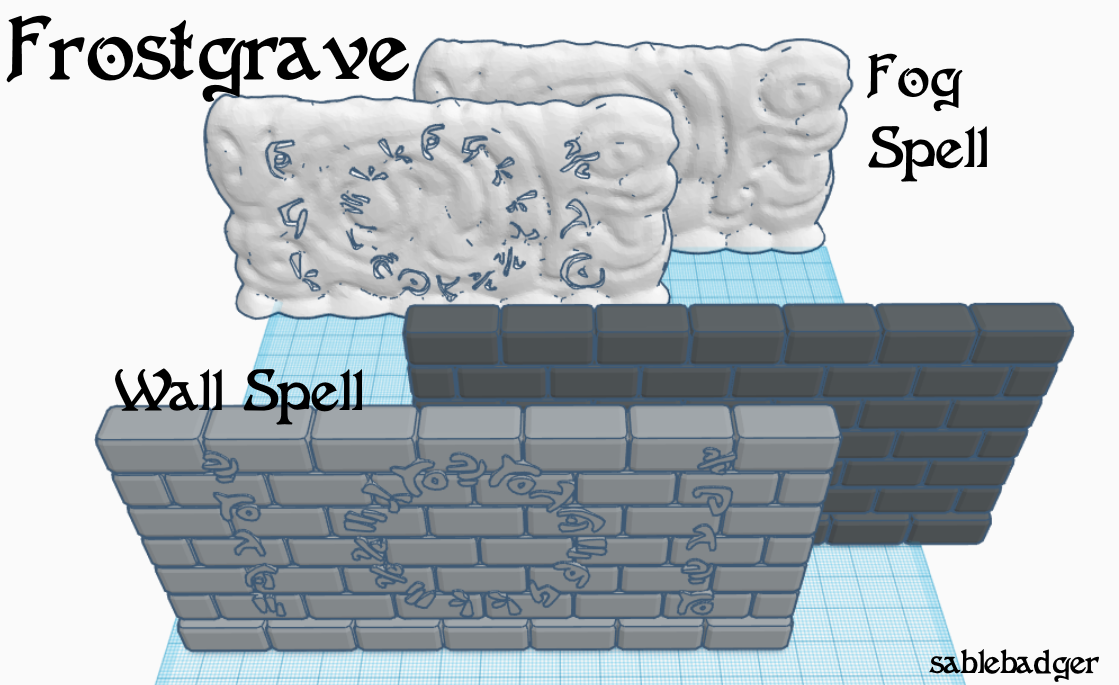 Fantasy - Frostgrave Wall Spells