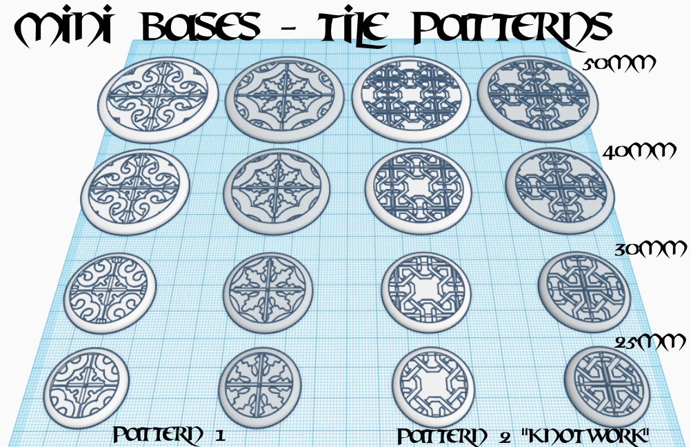 Mini Bases - Tile Patterns