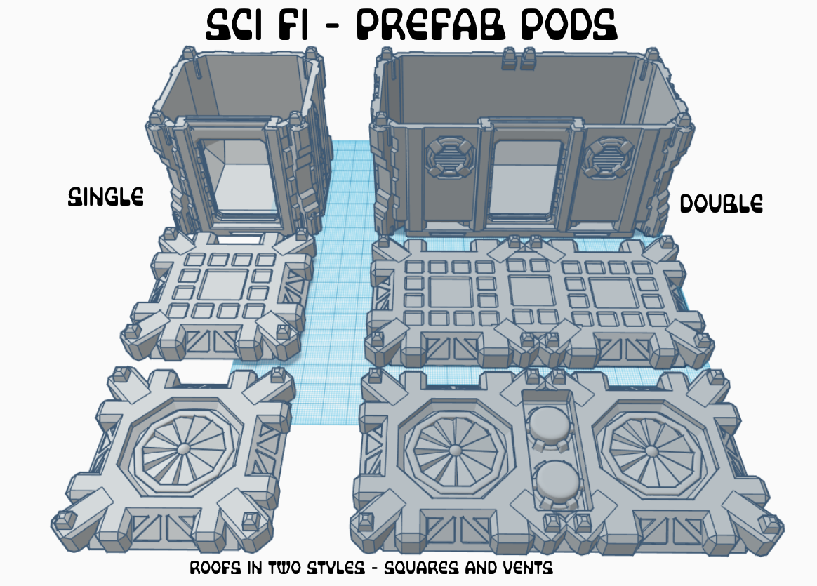 Sci Fi - Prefab Pods