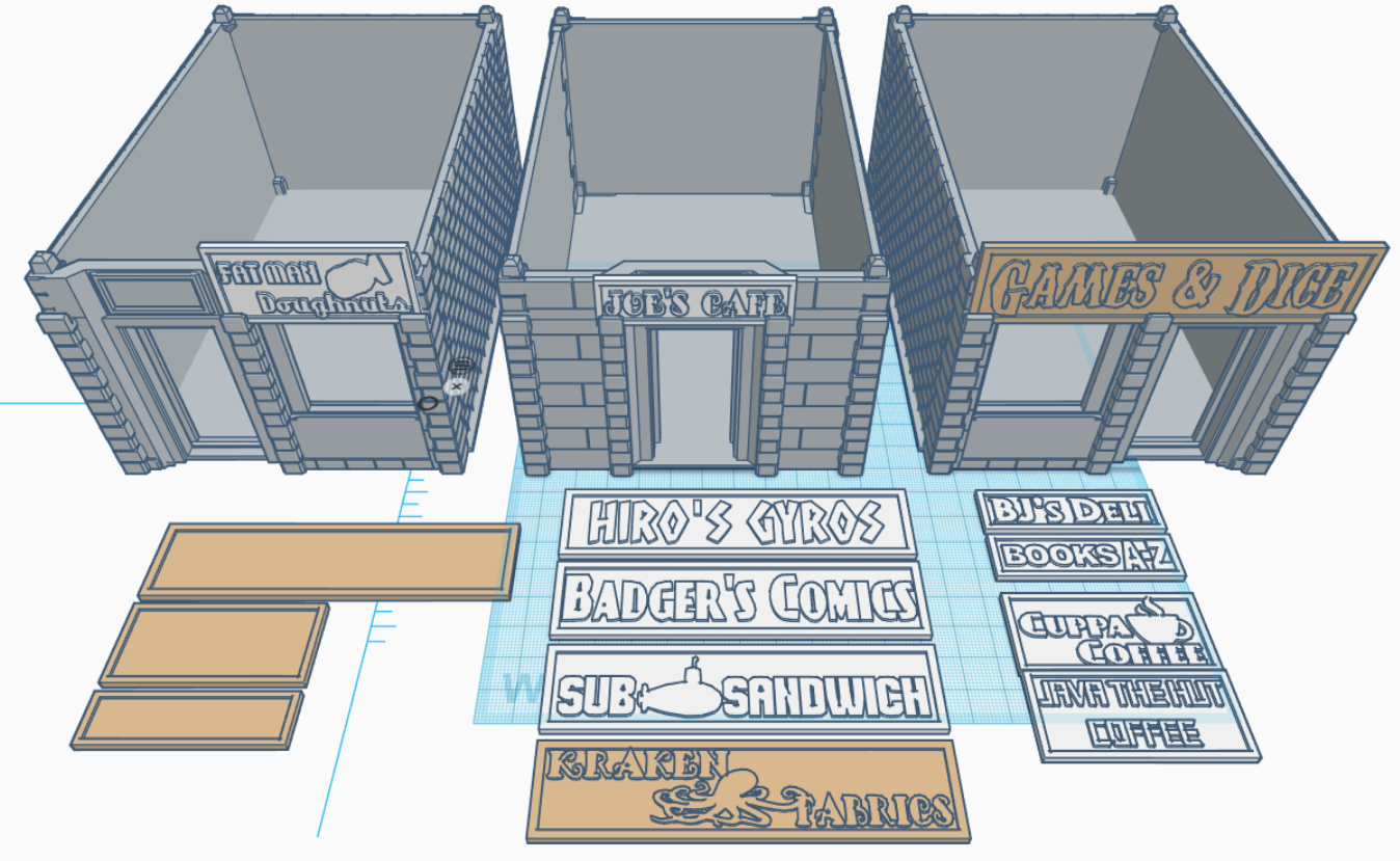 Urban - 40mm scale Retail Storefront