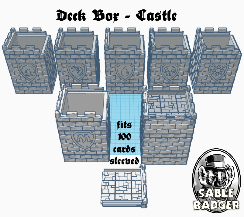 Day 11 - Deck Box - Castle Commander 100