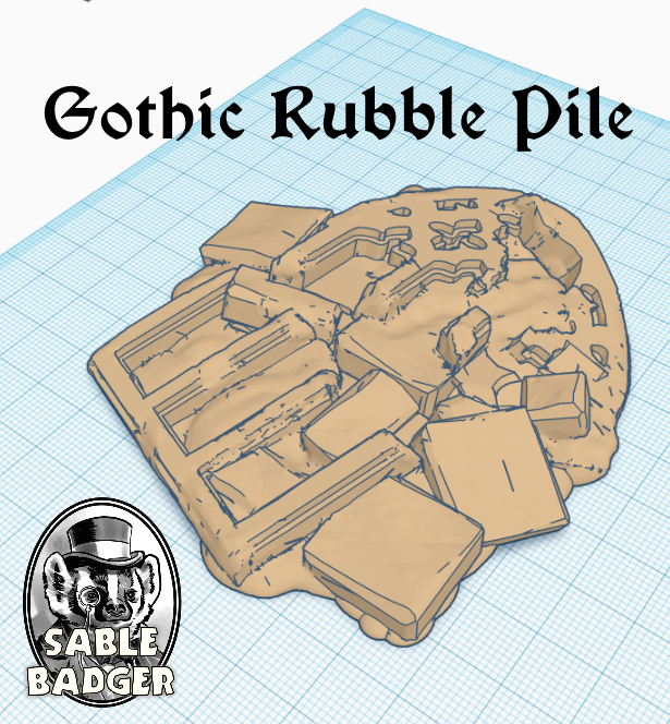 Day 21 - Gothic Cathedral ruins pile