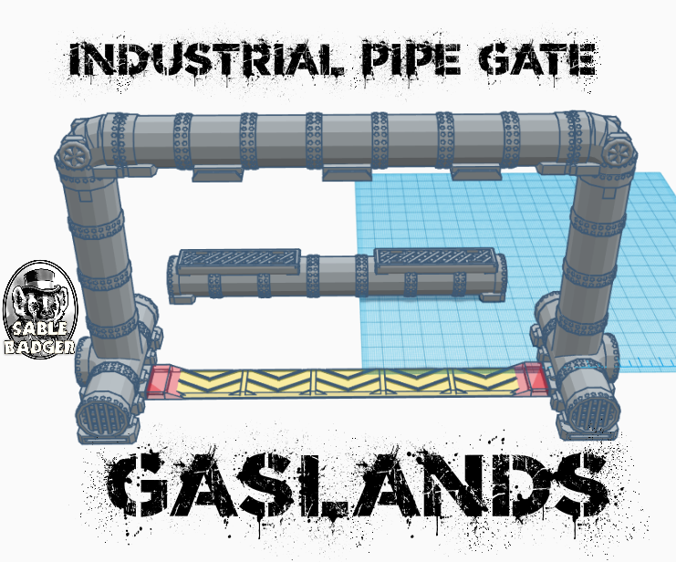 Gaslands - Industrial Pipe Gates
