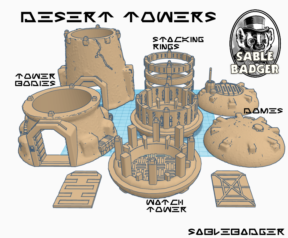 Legion - modular Desert Towers