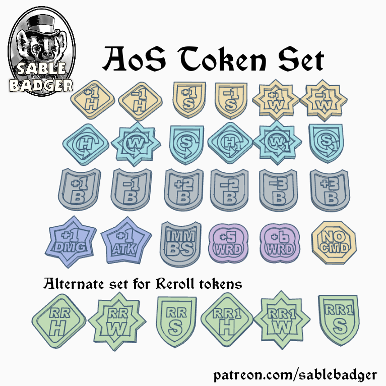 Tokens - Age of Sigmar set