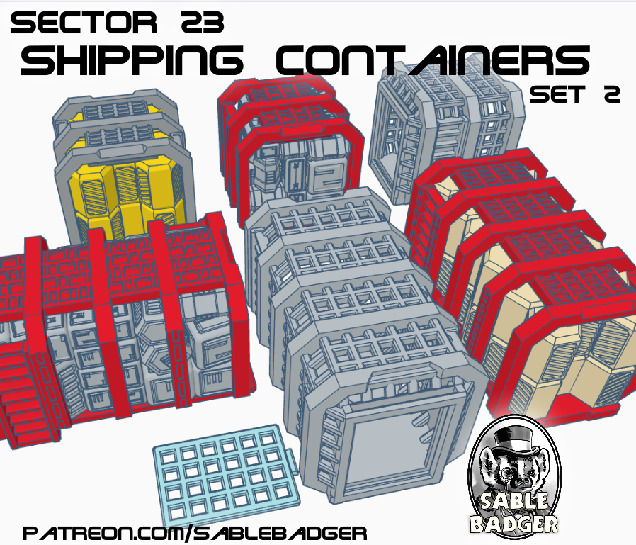 Sci Fi Shipping Containers 2