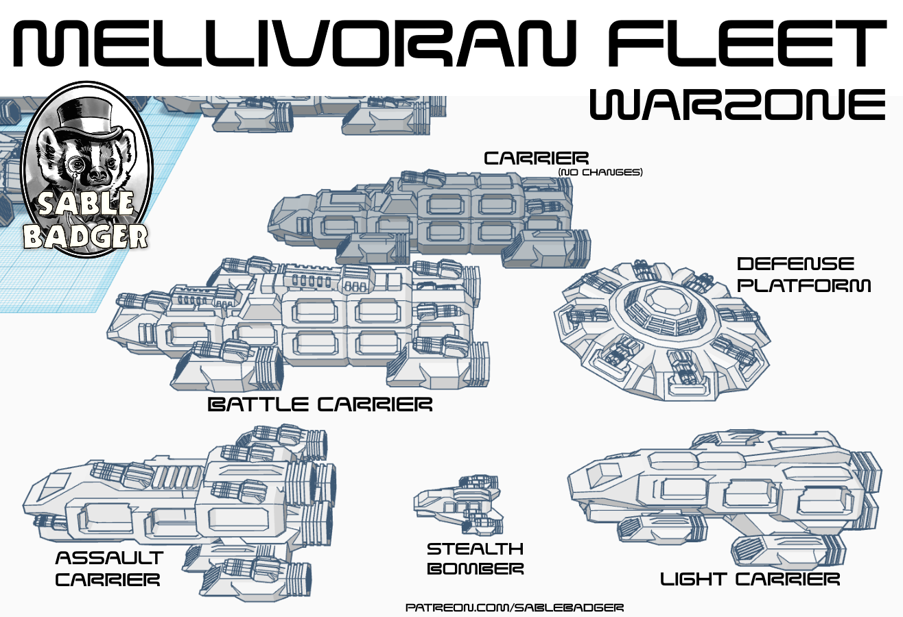 A Billion Suns - Mellivorian Fleet Warzone Update