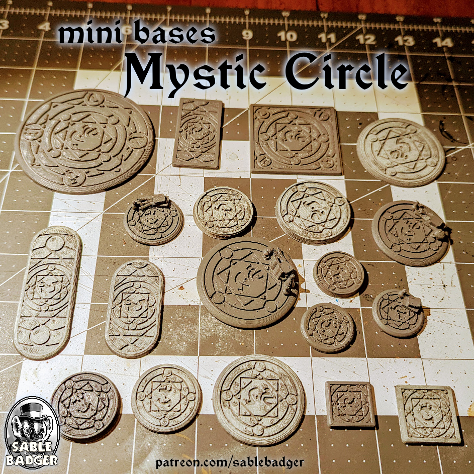Mini Bases - Mystic Cirlces