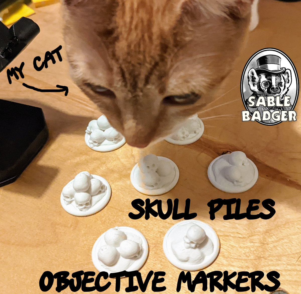 Objective Markers - Skull Piles