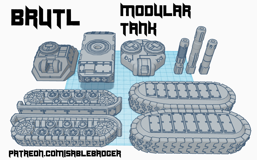BRUTL Modular Tank release 1