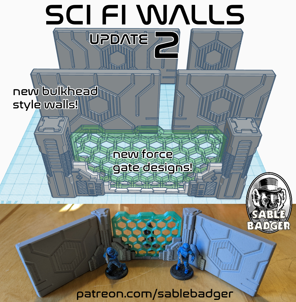 Sci Fi Walls update 2