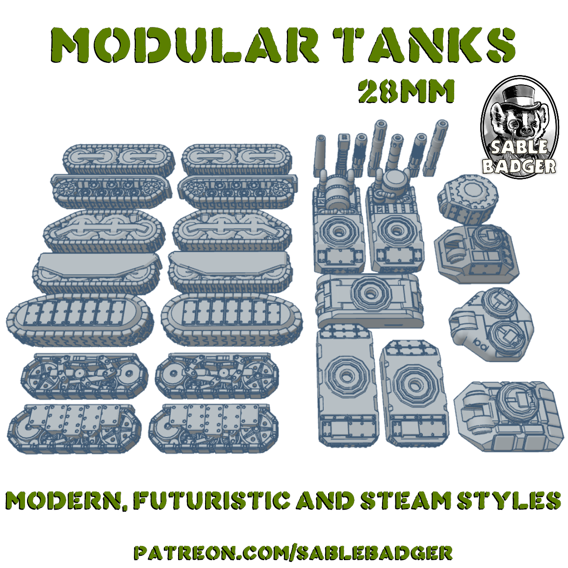 Tanks - Modular - 28mm