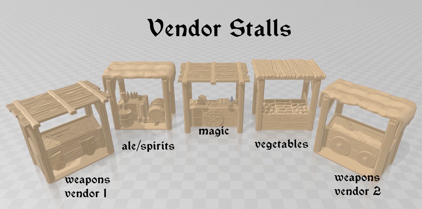 Fantasy - Market Vendors