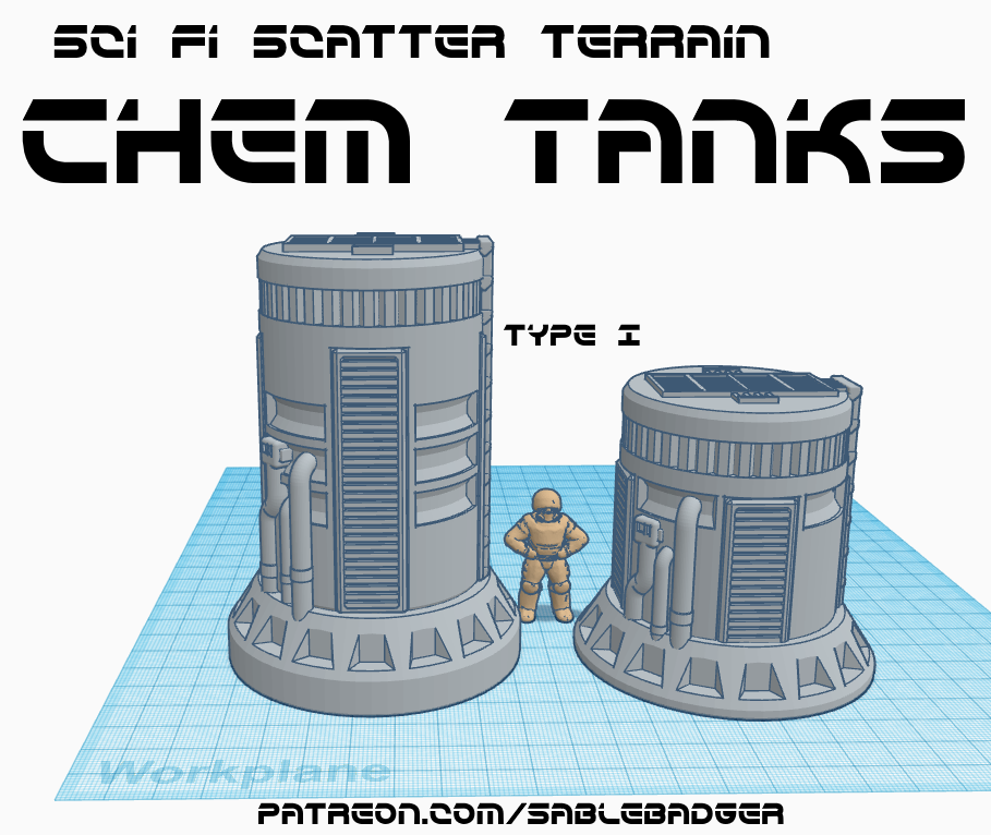 Scatter Terrain - Chem Tanks