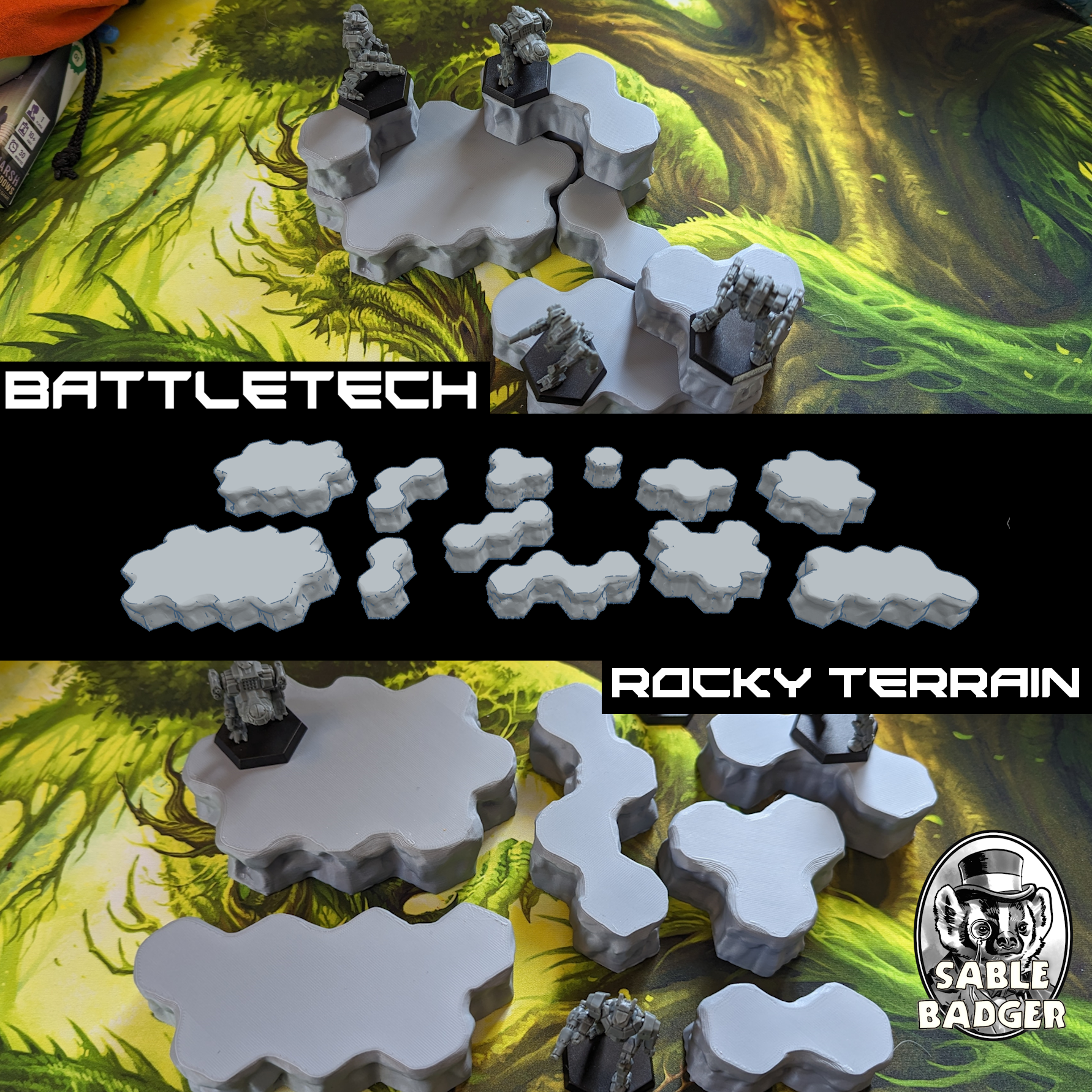 SB3D - Battletech - Rocky Terrain