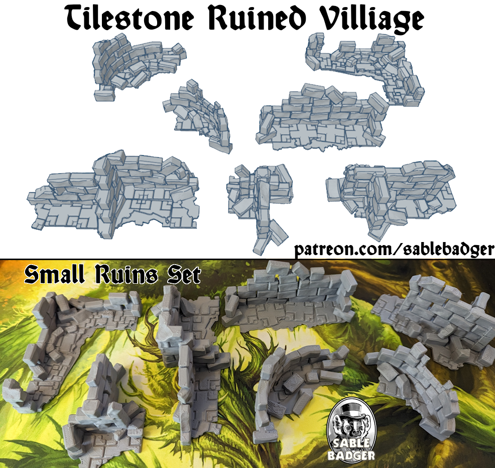 Tilestone Ruined Villiage - Small Ruins