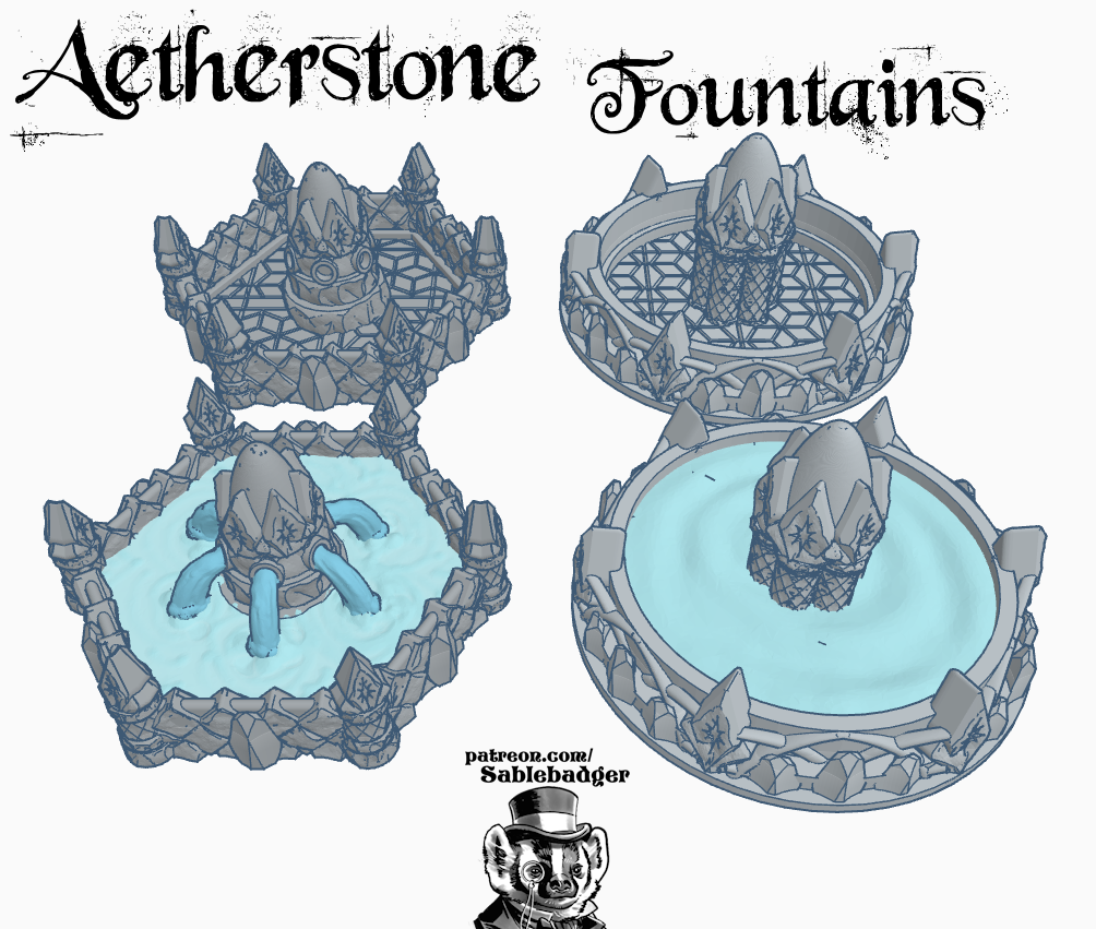 Aetherstone Fountains