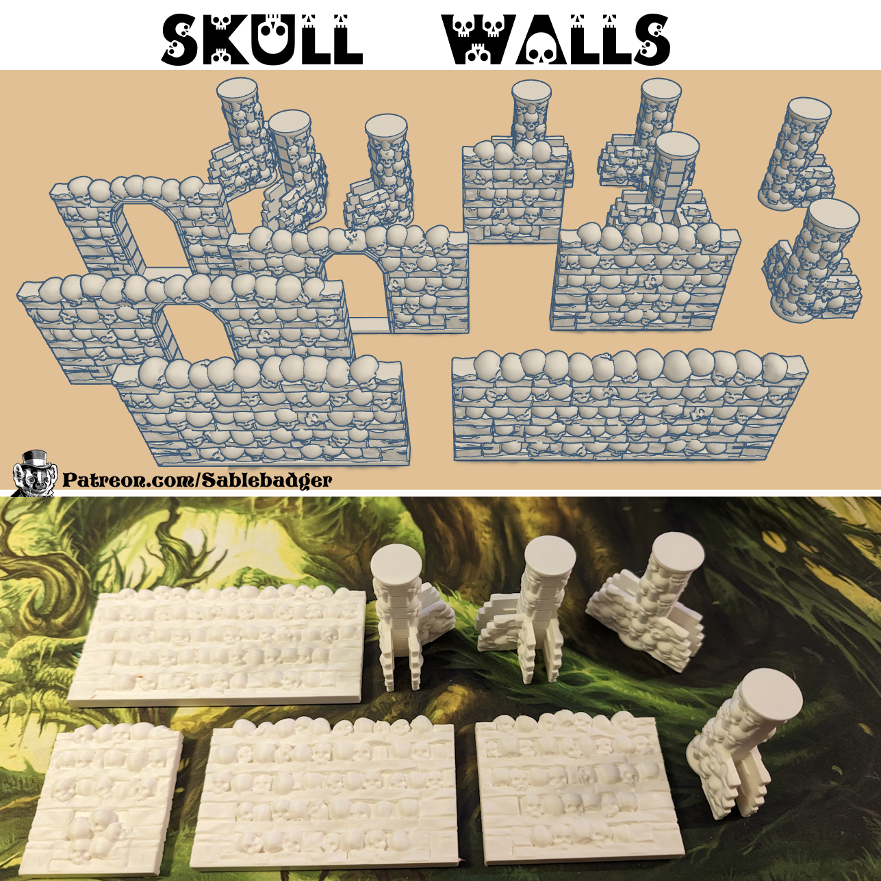 Walls - Skulls
