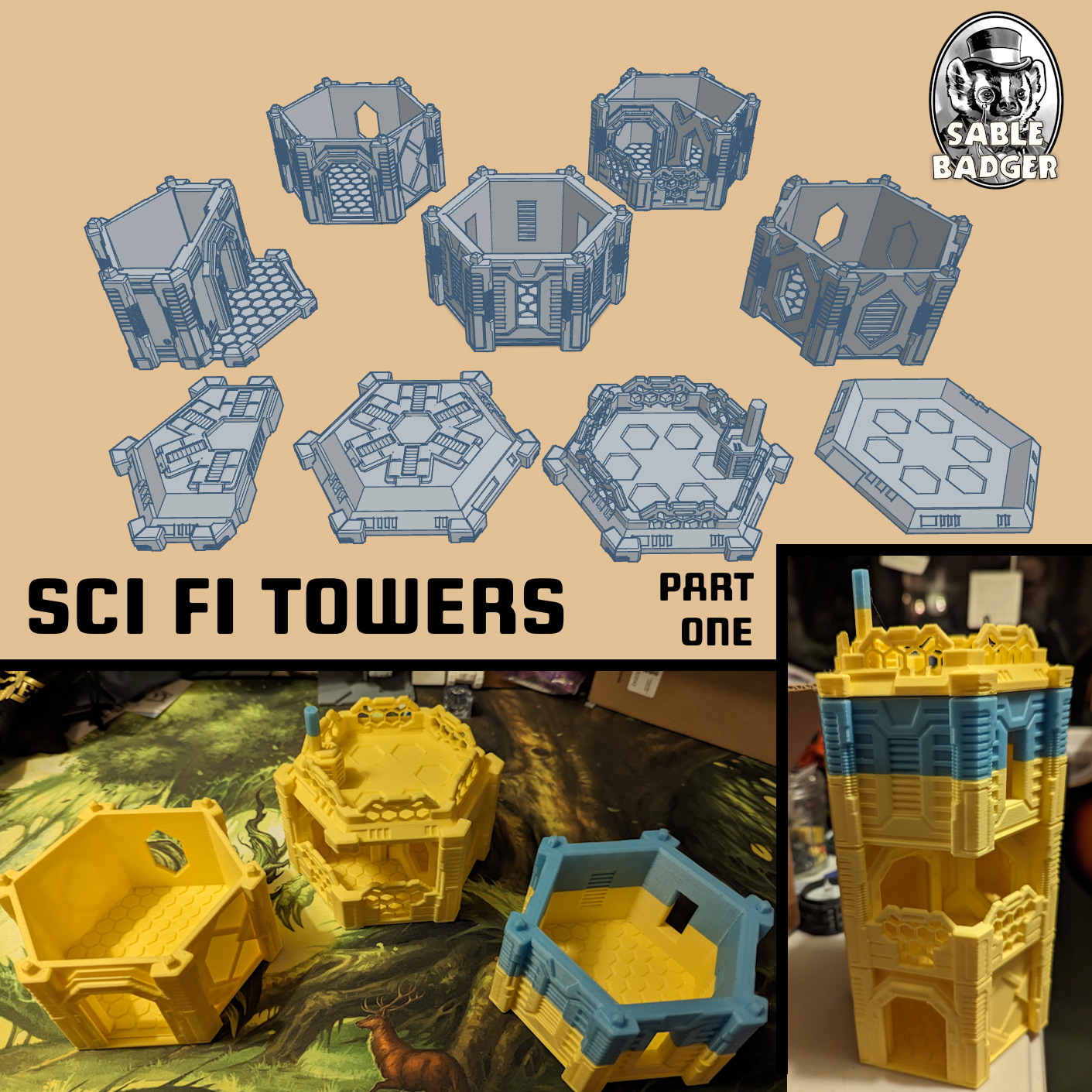 Sci Fi - Tower High Rise Buildings 1