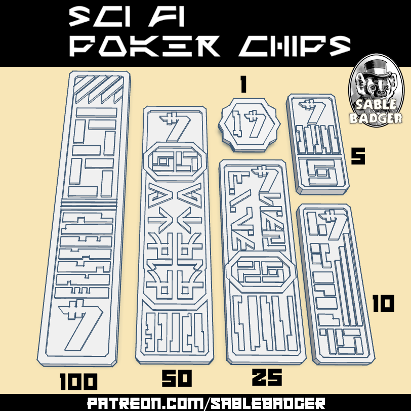 Sci Fi - Credit Chips