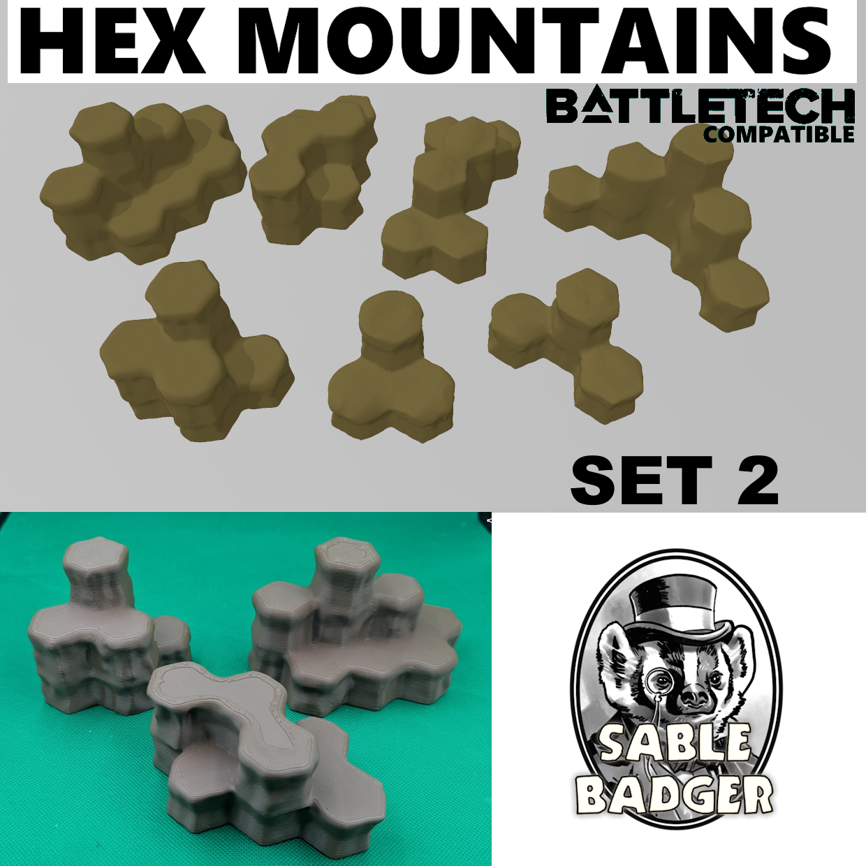 Battletech Hex Mountains