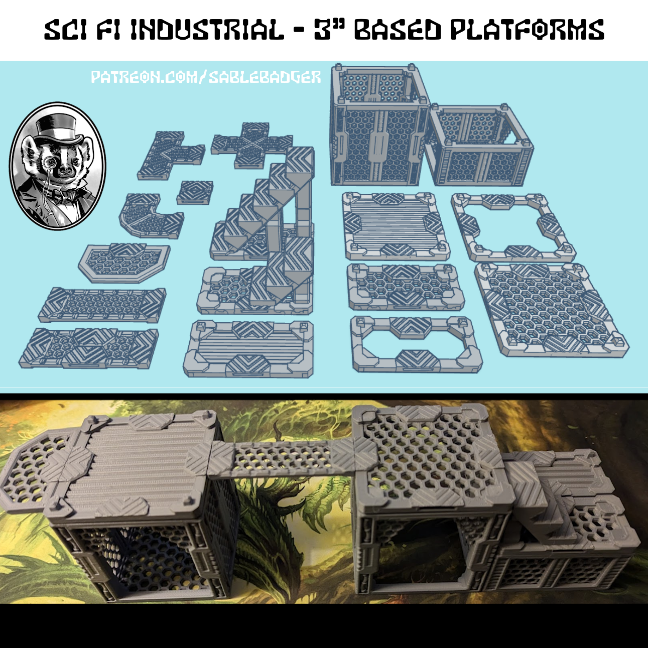 Deadzone 3in - Sci Fi Industrial Terrain