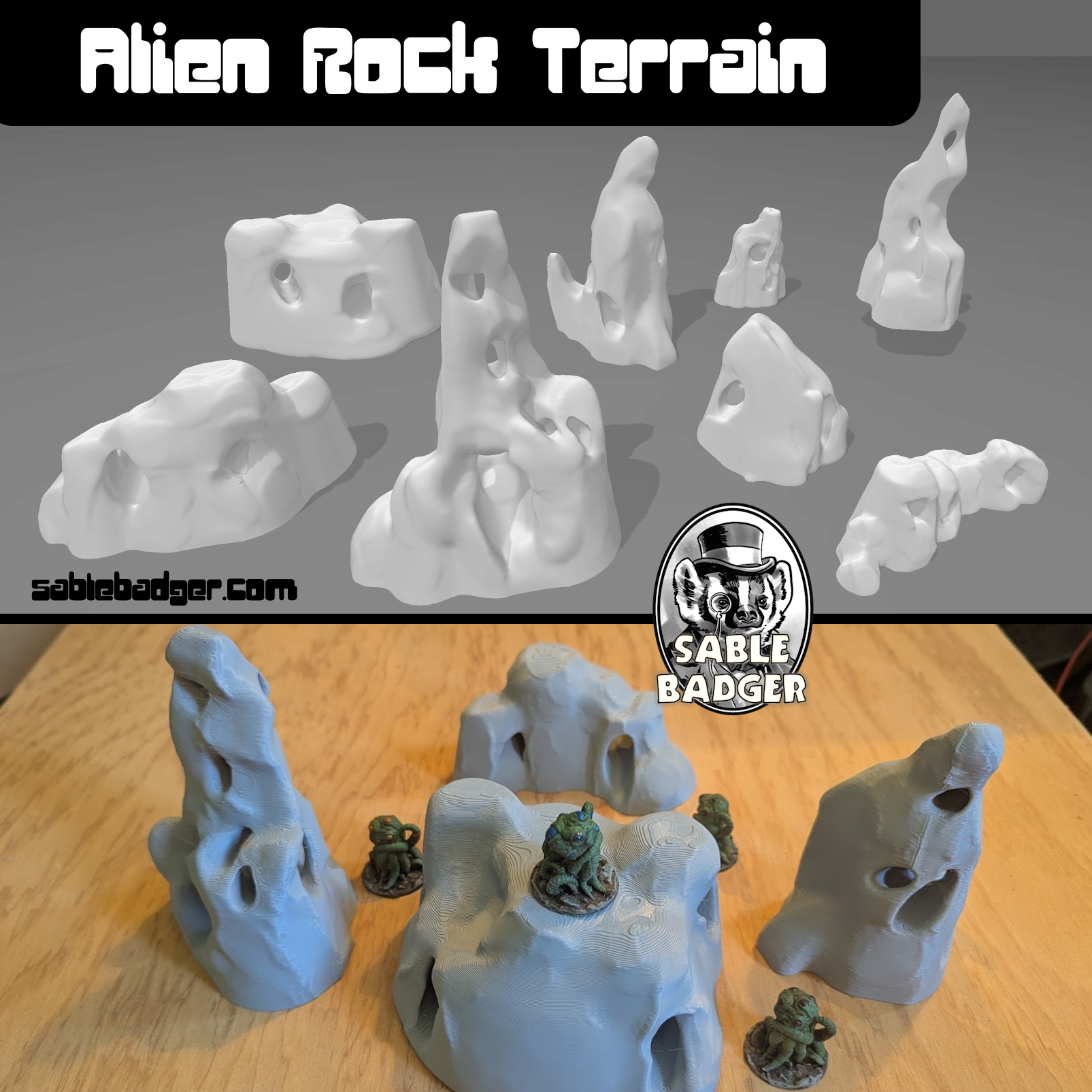 Alien Rock Terrain