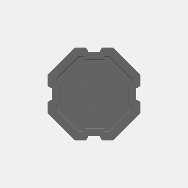 Xenos Rampant/Tokens - Xenos Rampant - Number 3 v1.0.stl