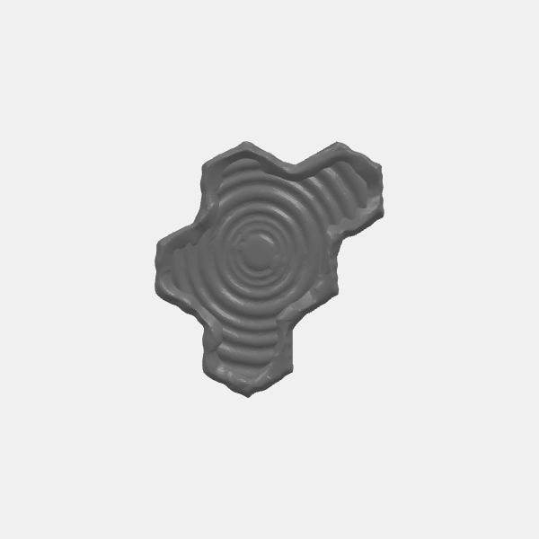 Battletech - Hex Terrain - Water Feature - 5 Hex v1.0.stl