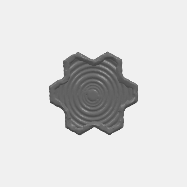 Battletech - Hex Terrain - Water Feature - 7 Hex v1.0.stl