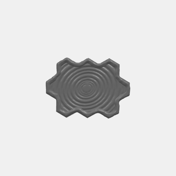 Battletech - Hex Terrain - Water Feature - 10 Hex v1.0.stl