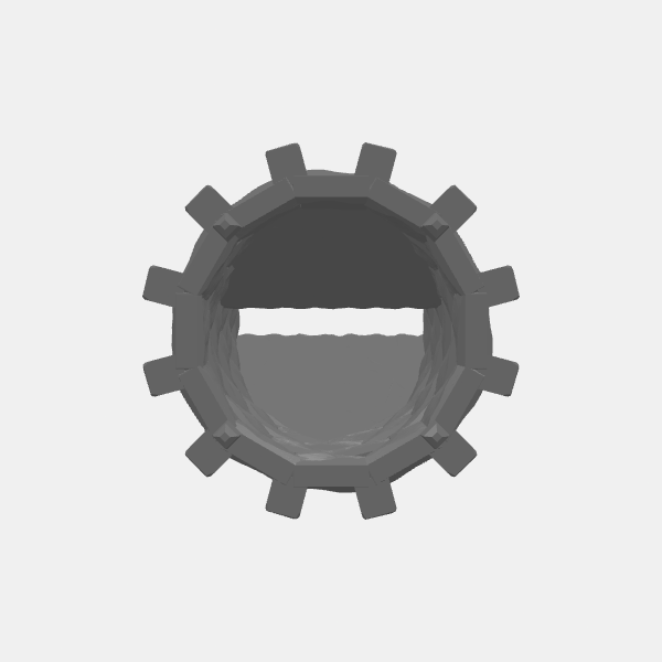 Dice Tower - Ramparts Tower - Mid Tower - Lion Shield  v1.3.stl