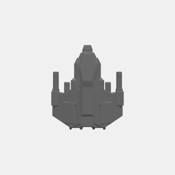 OPR Warfleets - Battle Brothers/SB3D Warfleets - Battle Brothers - Gunsnhip Ship v1.0.stl