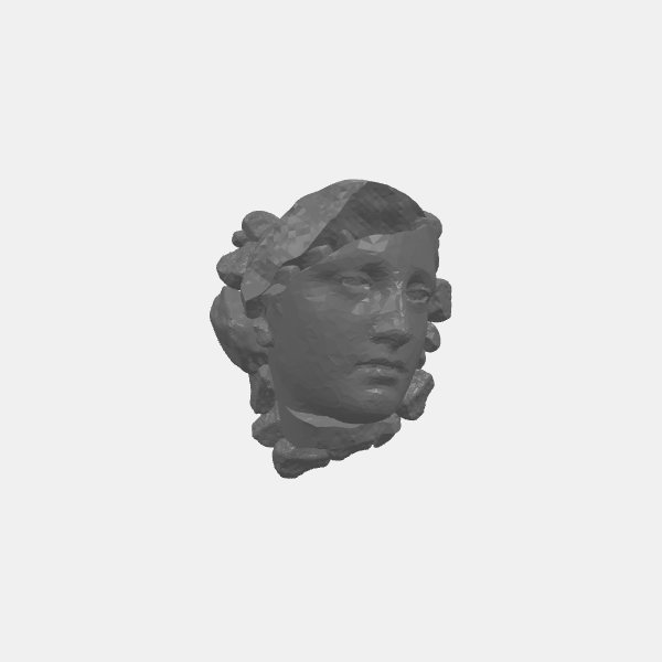 SB3D - Fallen Statue of the Blind Goddess - Head v1.0.stl