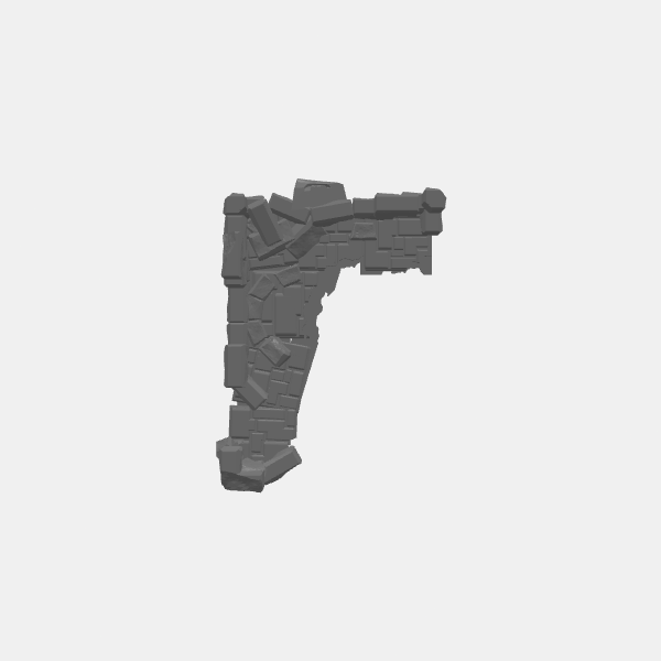 Tilestone Ruined Village Buildings - Small Ruins 3 v1.0.stl