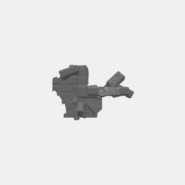 Tilestone Ruined Village Buildings - Small Ruins 7 v1.0.stl