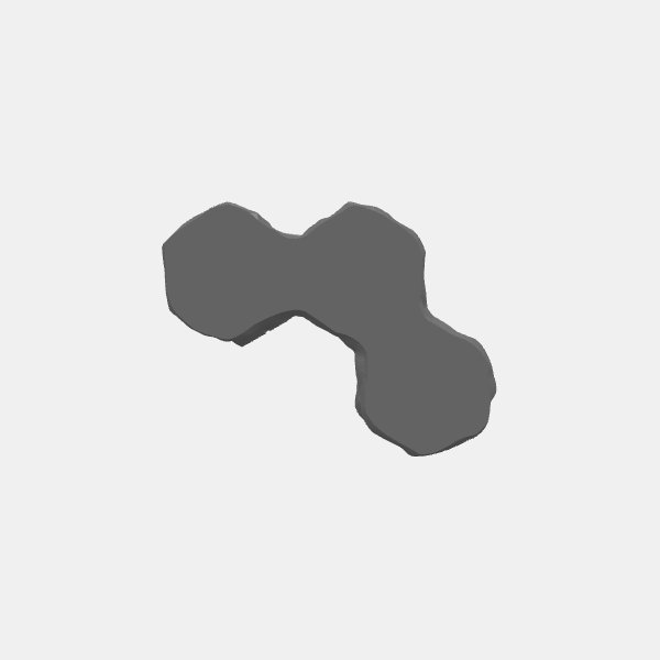 Battletech - Hex Terrain - Rock Cliff- 1 Inch - Offset Line 3 v1.0.stl