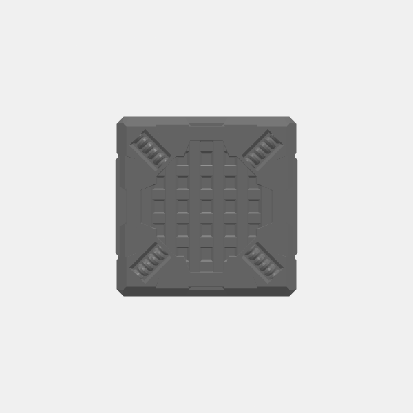 Sci Fi Stackers - 1x1 Platform - Mid Height 2 v1.1.stl