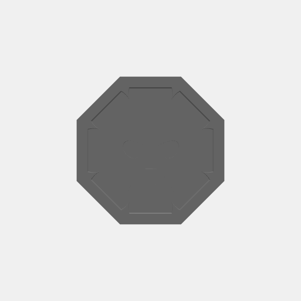 Tokens - Warcry - Treasure token - Skull v1.0.stl