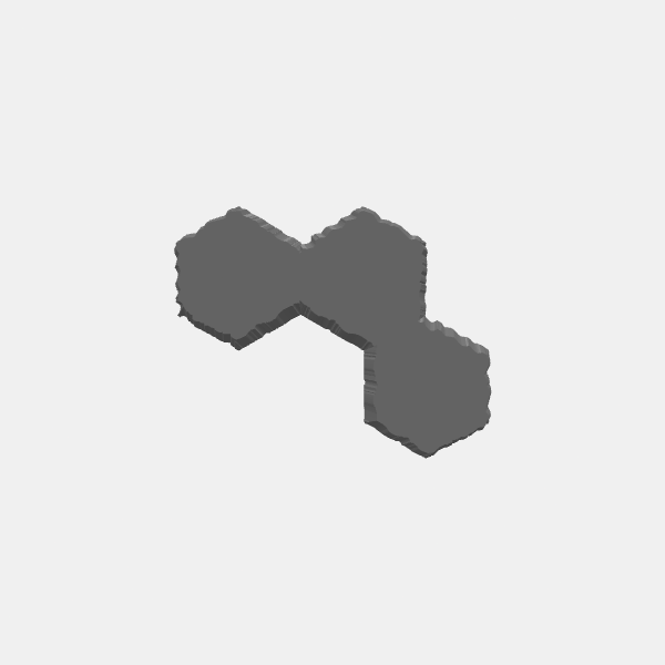 Battletech - Hex Terrain - Line 3 v1.0.stl