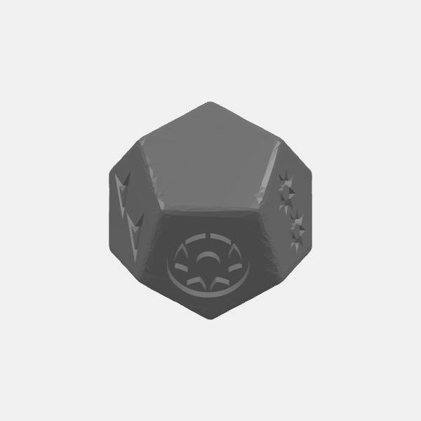 Genesys Dice Set - D12 - Proficiency v1.0.stl