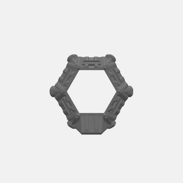 Sci Fi - Forward Output Bunkers - Storage Pod - Building v1.0.stl