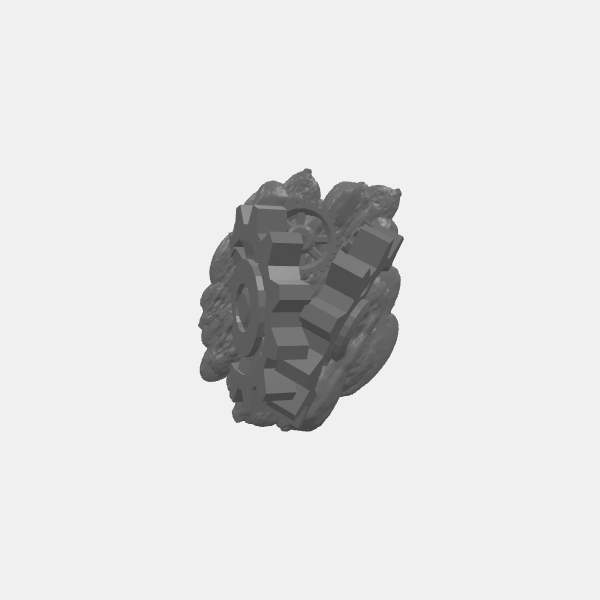 Steampunk Gears Terrain - Large - Gears 5 v1.1.stl
