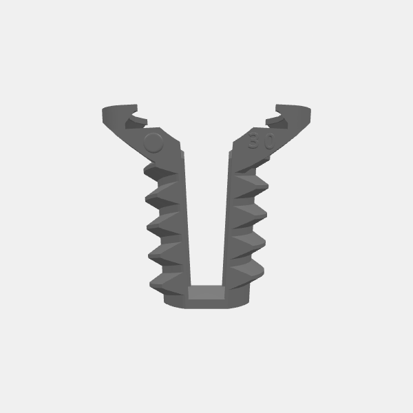 Badger Painting Handle - Insert - Round 30 v1.6.stl