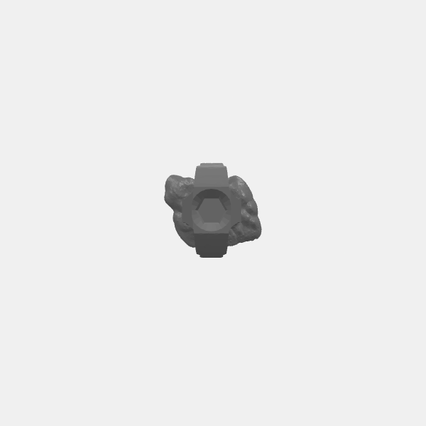 Sci Fi - Scrapyard World - Gate Arch Post with Ground Base 2 - small v1.3.stl