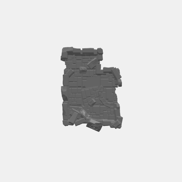 Tilestone Ruined Village Buildings - Small Building 1 v1.0.stl