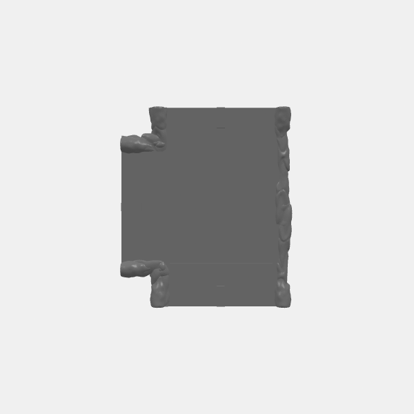 Gaslands - Modular Roads 2 -Two Lane Road - Intersection Tee v1.0.stl