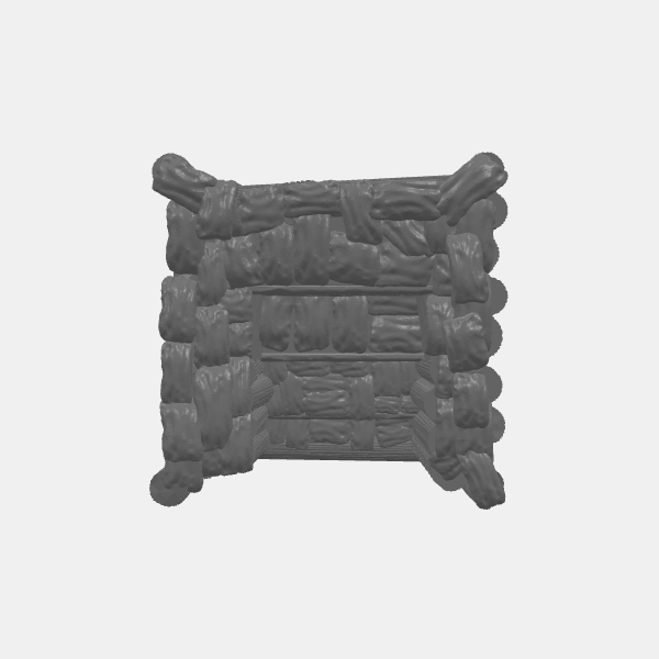 SB3D - Trench Blocks - 3x3 - Full Height with Stairs v1.1.stl