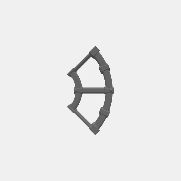 Landing Platform - Base Quarter section v1.1.stl